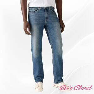 Levi Strauss 514 Mens Blue Jeans. Slim Leg Straight Fit Light Pre Wash 30/32